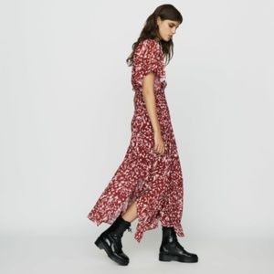 Current Maje printed flowy dress